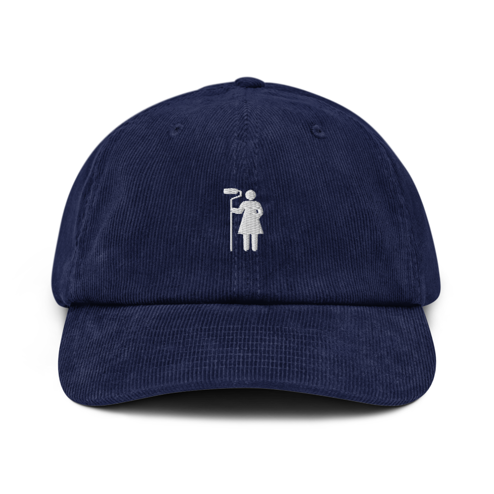 Roll Up Corduroy Hat - LADIES LOVE VANDALS