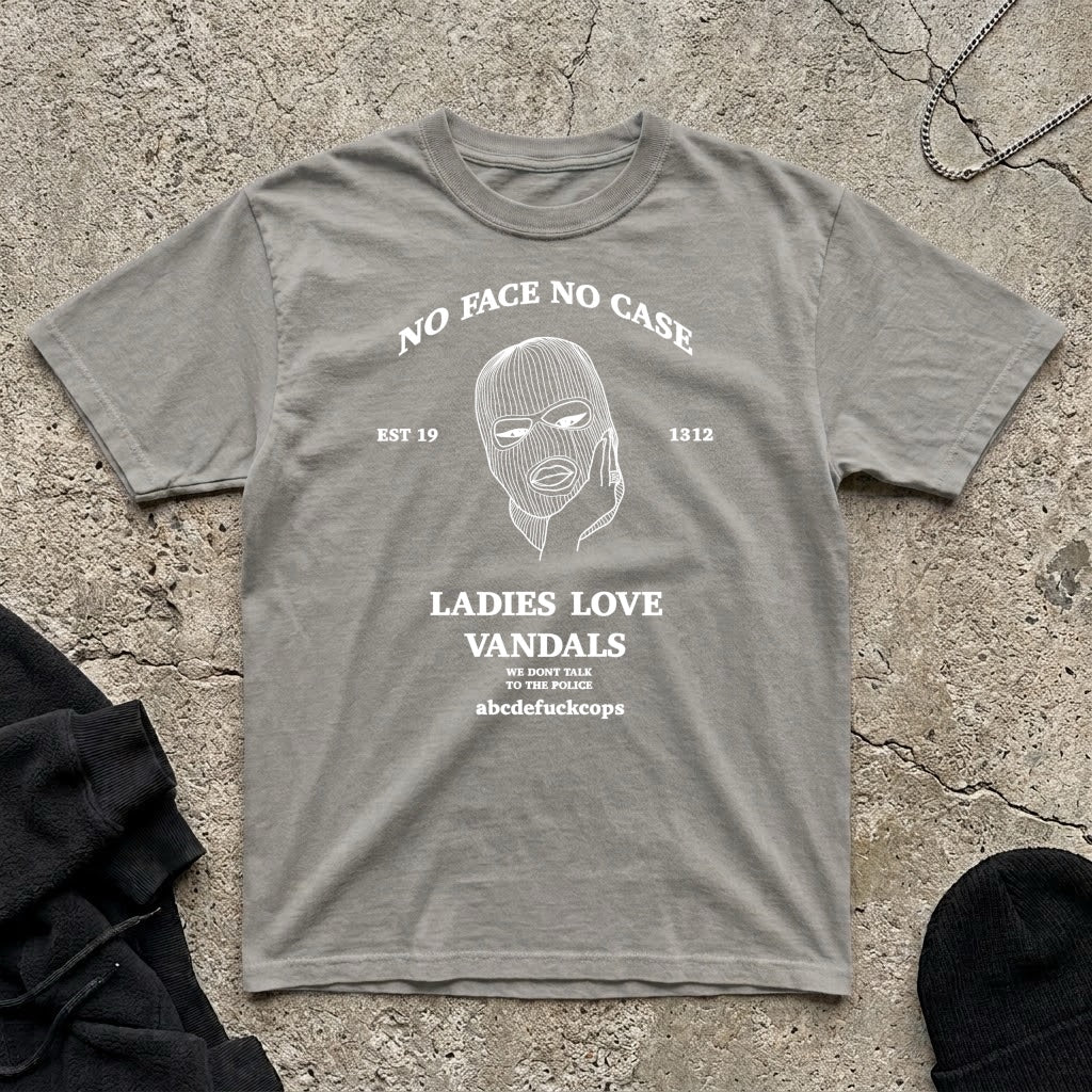 No Face No Case T-shirt (Black)
