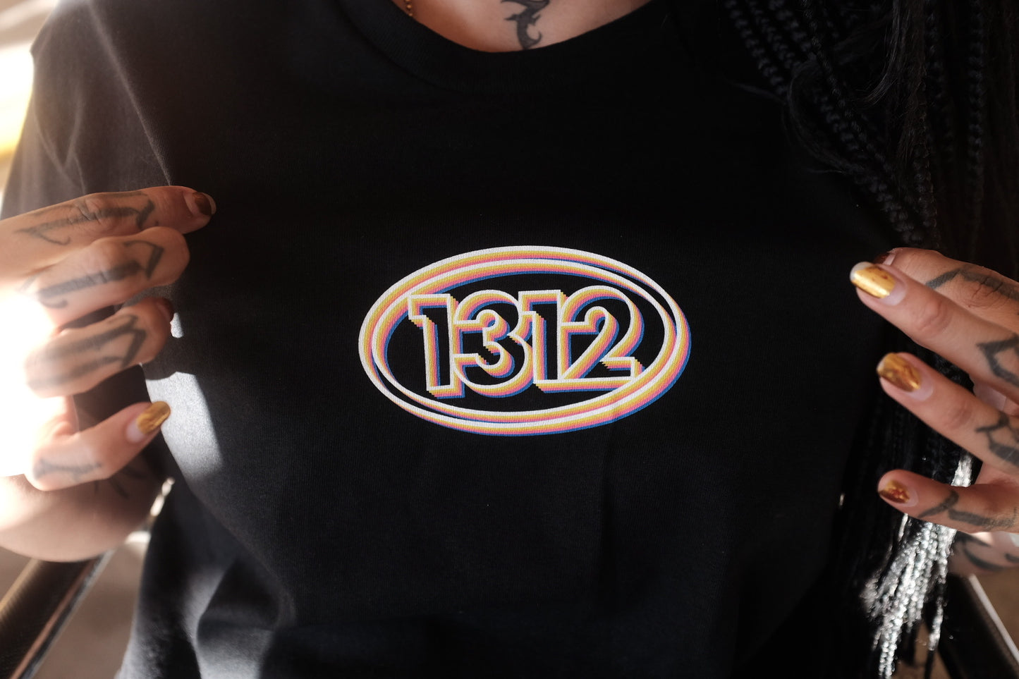 1312 retro t-shirt