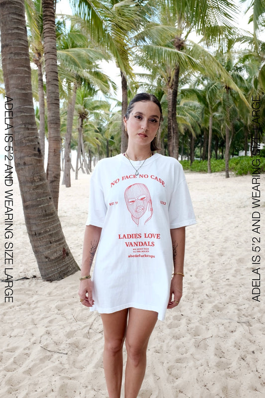 No Face No Case T-shirt (Red)