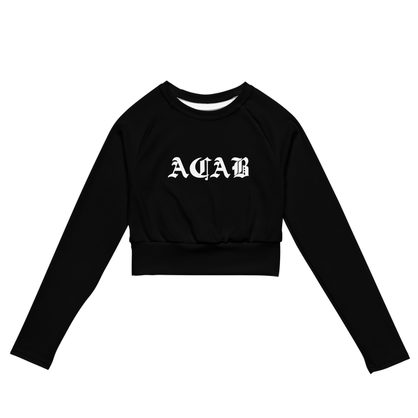 ACAB long sleeve Crop Top
