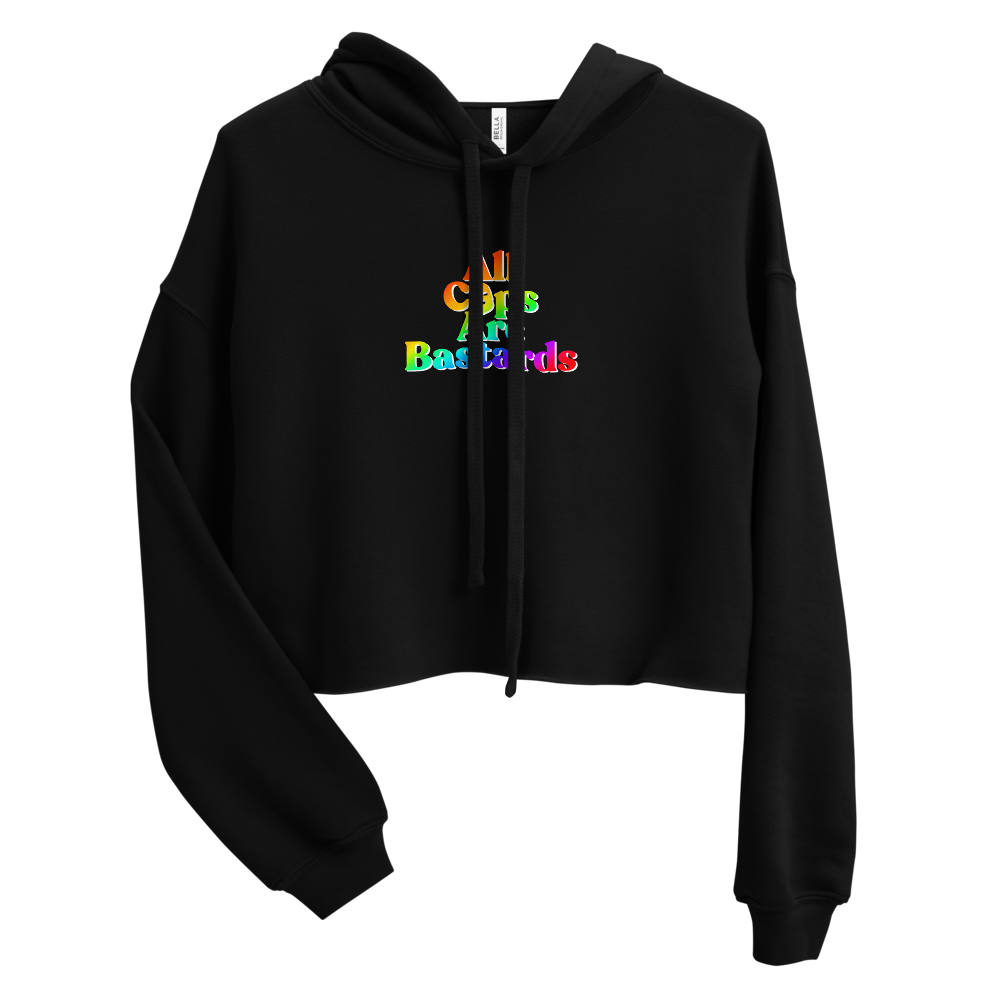Love rainbow crop hoodie discount